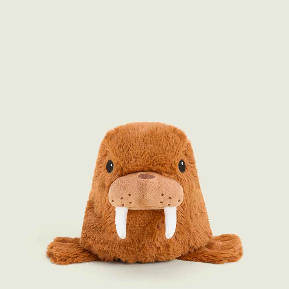 Walrus Warmies plush front view