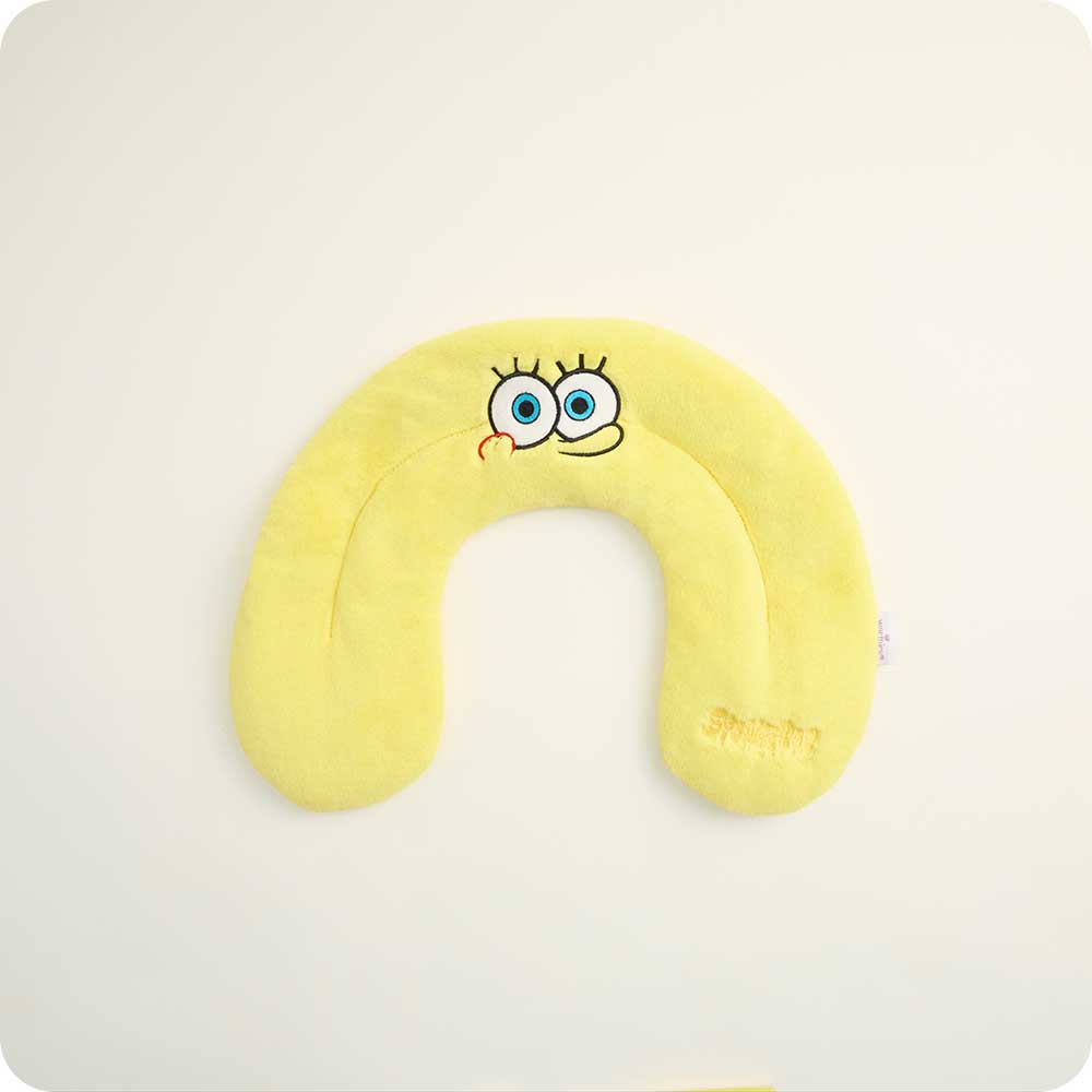 microwavable Spongebob curved neck wrap