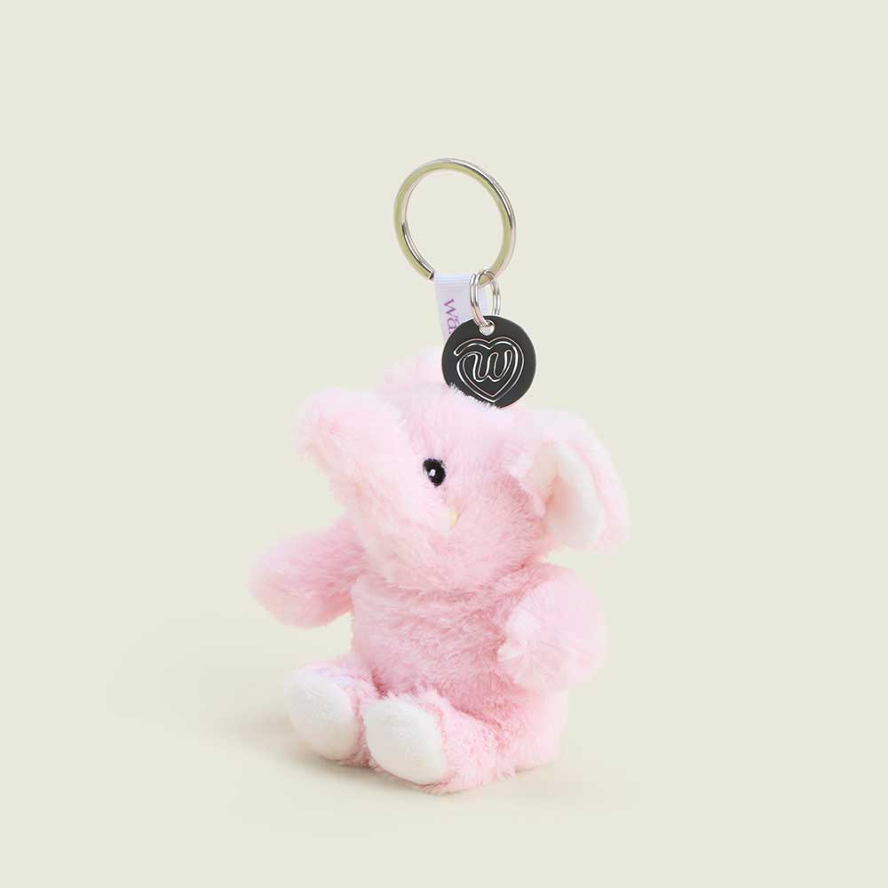Pink Elephant Warmies Mini Bag Charm