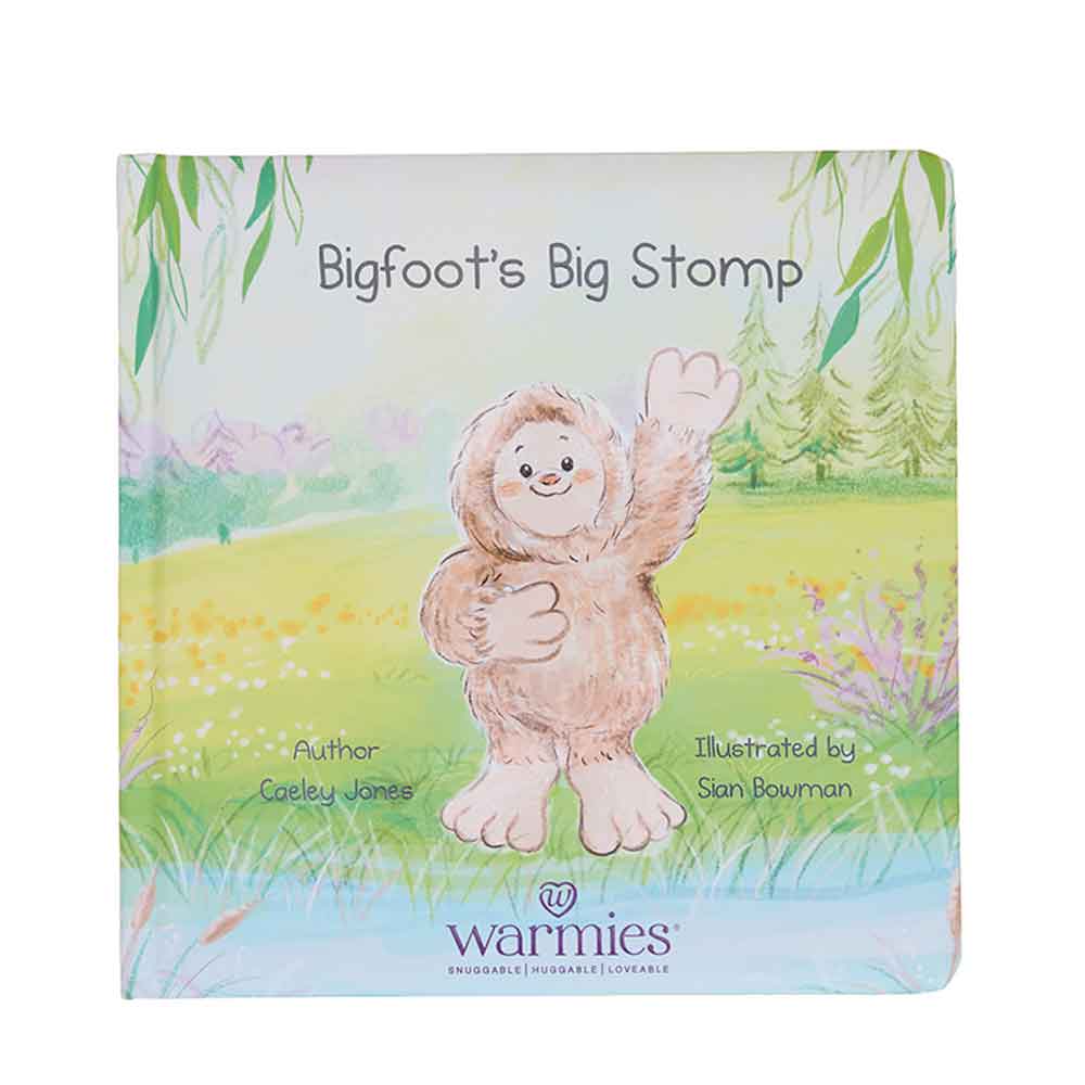 Warmies Bigfoot's Big Stomp Board Book cover