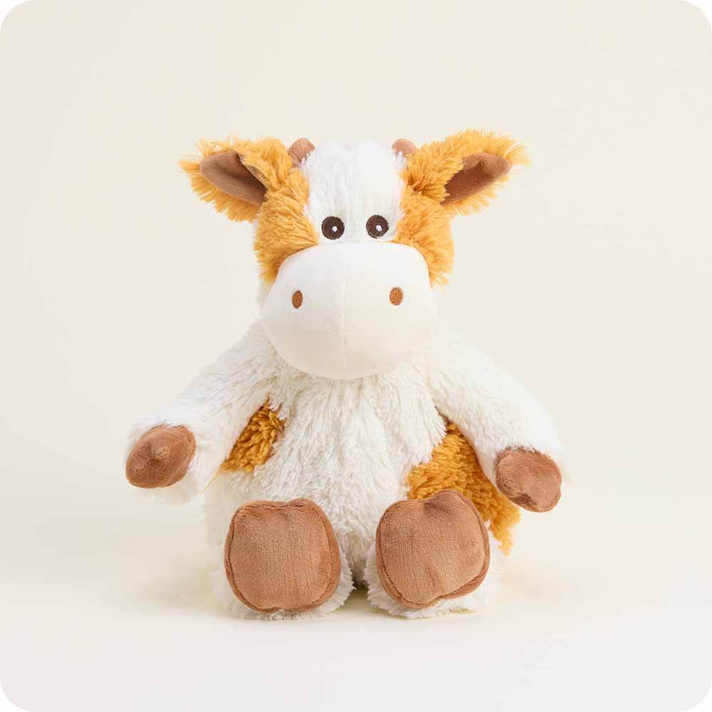 Microwavable Pumpkin Spice Cow Stuffed Animal Warmies
