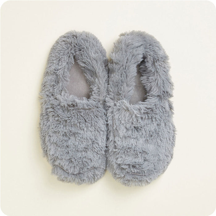 Microwavable Gray Warmies Slippers - Warmies USA