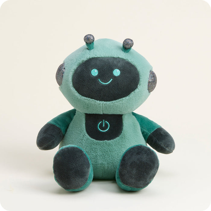 Green Robot Warmies Plush Front View