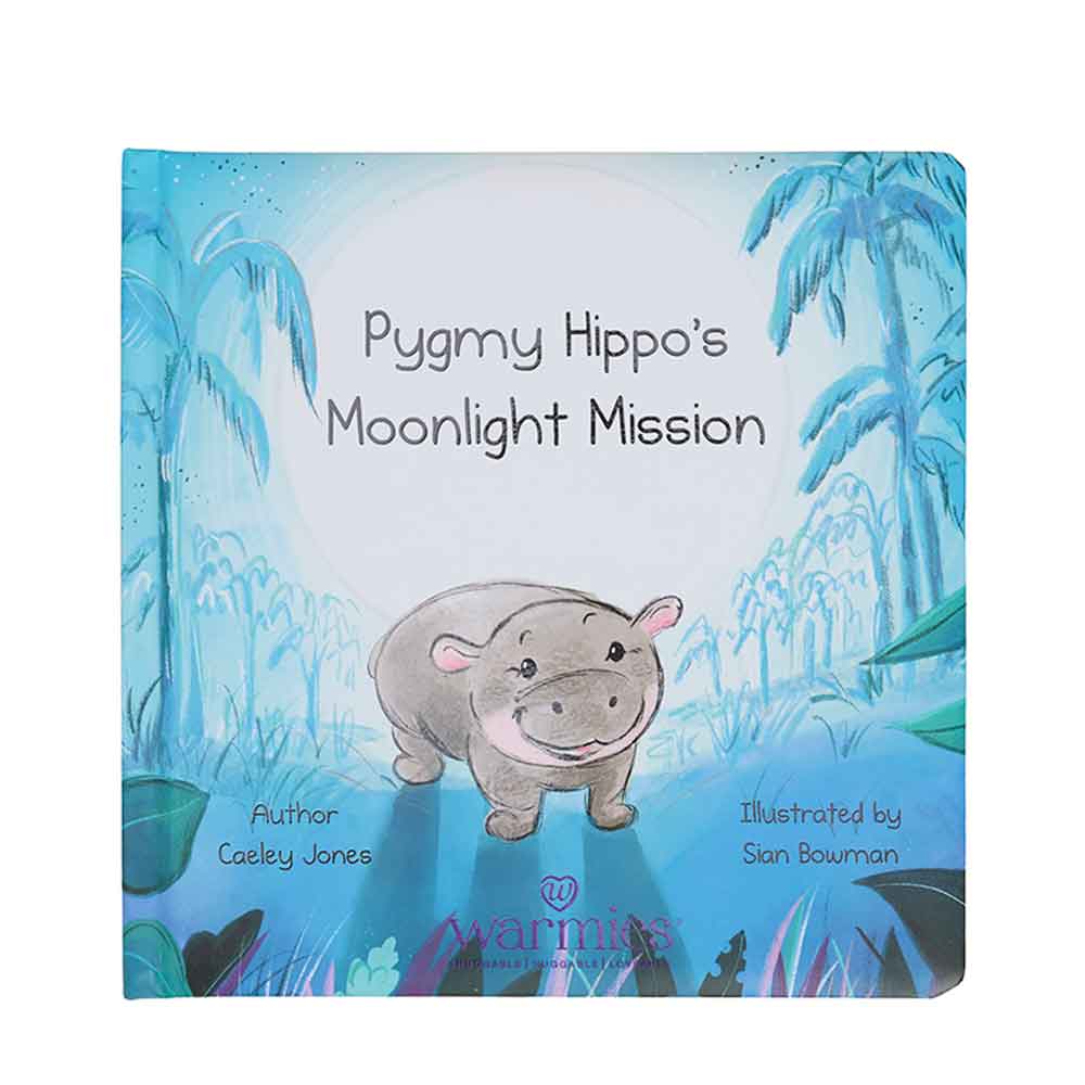 Warmies Pygmy Hippo board book cover