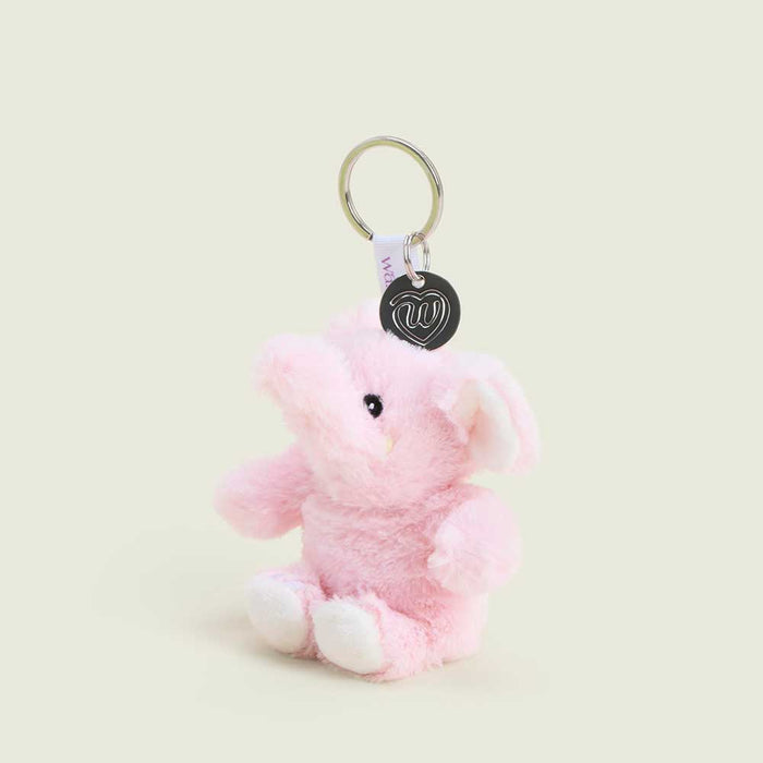 Pink Elephant Warmies Mini Bag Charm