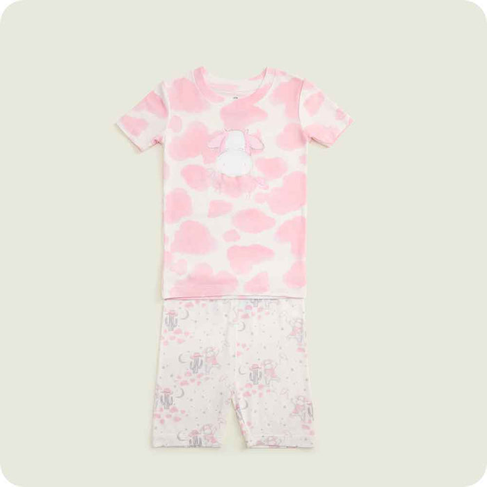 warmies Strawberry Cow Shorties Pajamas