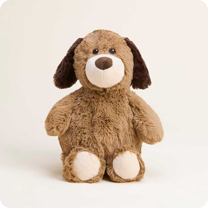 microwavable brown dog pet toy warmies