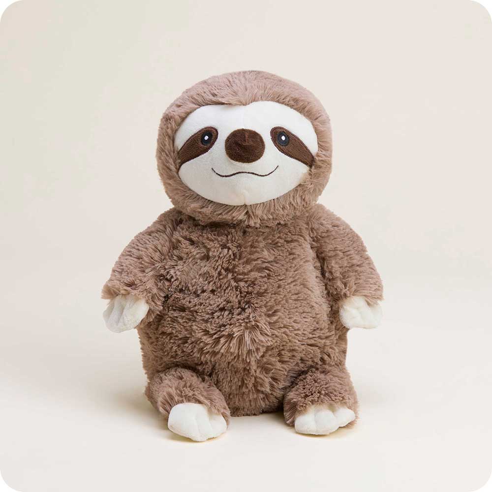 microwavable sloth pet toy warmies