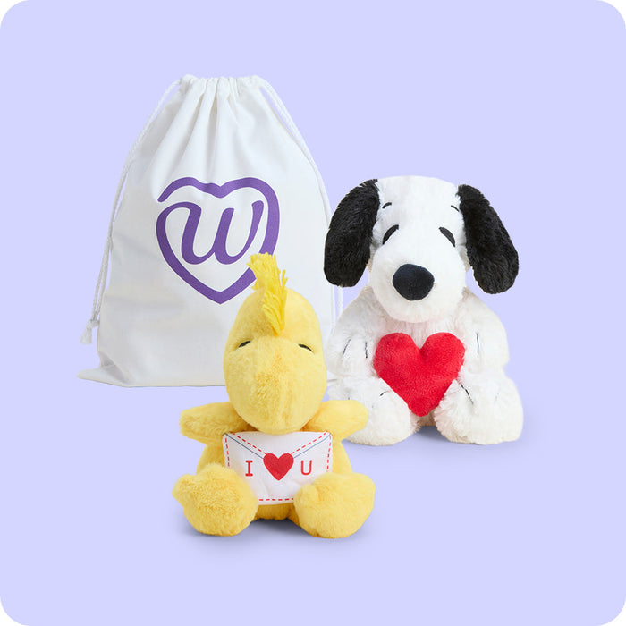 Microwavable Snoopy's Sweetheart Duo - Warmies USA