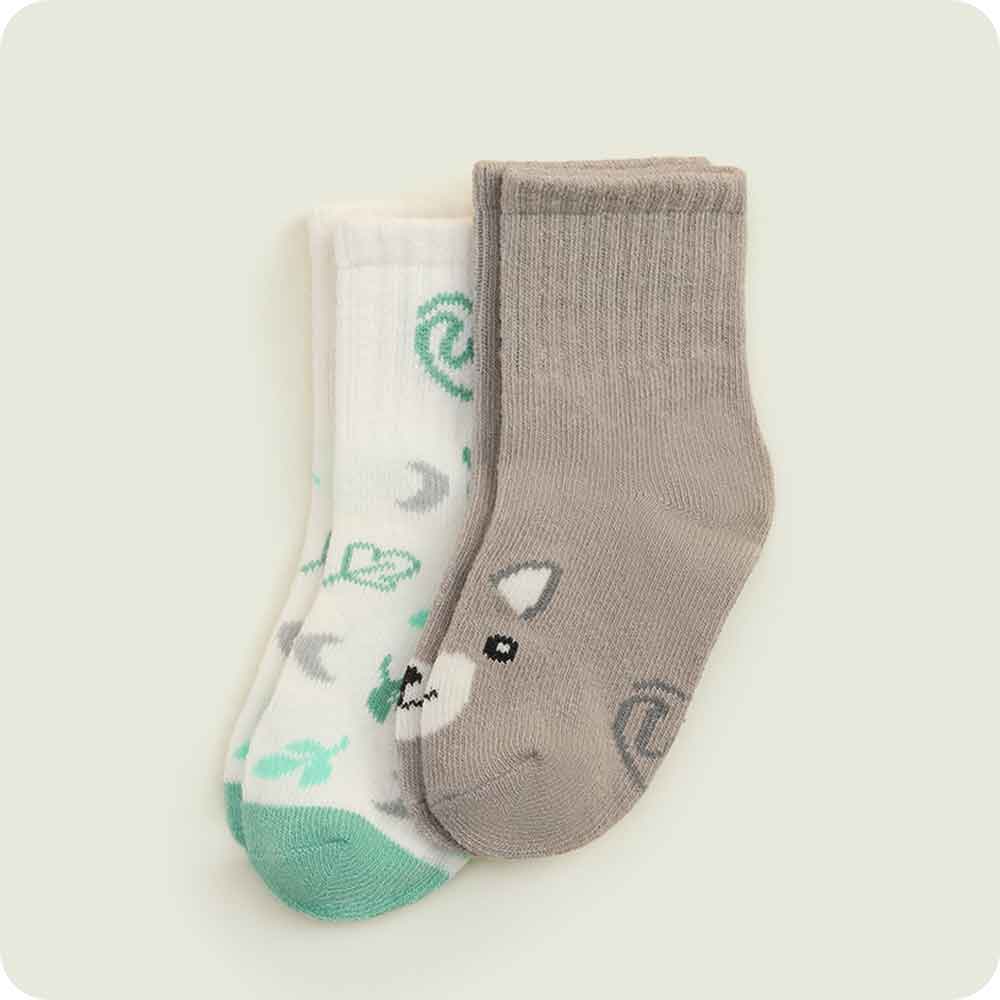 baby socks squirrel print