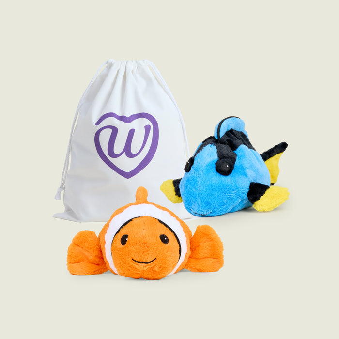 Unforgettable Fin Friends Warmies Duo